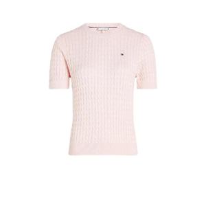 타미 힐피거   반팔 티셔츠 FW24 WW0WW41787TIO 4570758 DELICATE PINK