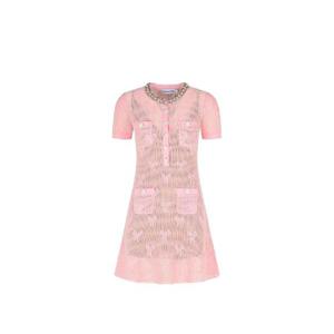 셀프포트레이트   반팔원피스 FW25 PF25047SAP 5898435 Pink