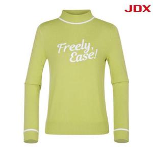JDX HC03 여성 부클 레터링 하이넥 3색 X2SPW5341