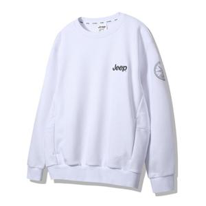 지프 시그니처 나침반 남녀공용 맨투맨 JP1TSU813WH
