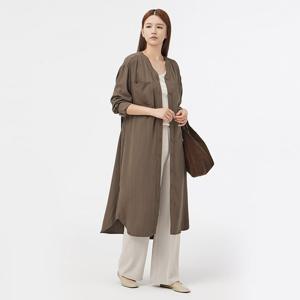[빌드]BPFO603 칼라리스 셔츠 원피스/빅사이즈/미시/여성/가을