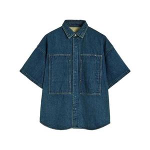 질샌더   반팔 셔츠 SS25 J40DL0157J45291420 5569449 Blue