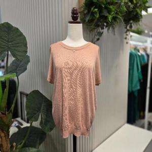 스테파니 HC05 캡소매반팔니트티셔츠T A25SW5244H2
