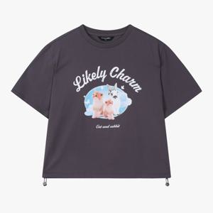 [더데이걸]박시 셔링 반팔티 TGRA25311