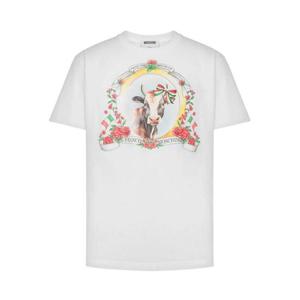 모스키노 반팔 티셔츠 524107071001 White