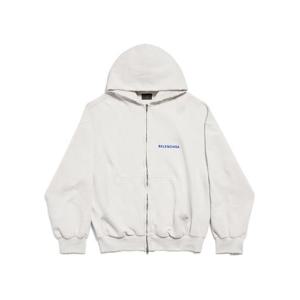 발렌시아가 후드 티셔츠 803264 TSVP18016 White