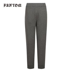 [팬텀] 여성 니트 조거 팬츠 221E3PF106_GY