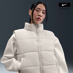 [나이키] 스포츠웨어 클래식 패딩 여성 써마 핏 루즈 베스트 FZ5923-072