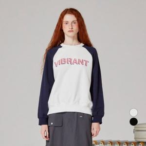 [쥬시쥬디]컬러 블록 오버핏 면 맨투맨 JYTS121A