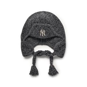MLB  (3ABNV0356-50BKS) 공용 빈티지 보카시 이어플랩 비니