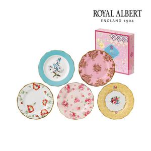 [로얄알버트]100주년 리프레시 20cm 접시 5P 세트(후기)