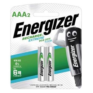 에너자이저 충전건전지 AAA Ni-MH 800mah 2개입 조(1개입)