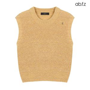 [ab.f.z] 짜임 라운드넥 니트 베스트 (AFX4QW37A)