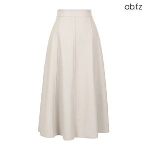[ab.f.z] 페이크레더 플레어 롱 스커트 (AFX4HS32A)