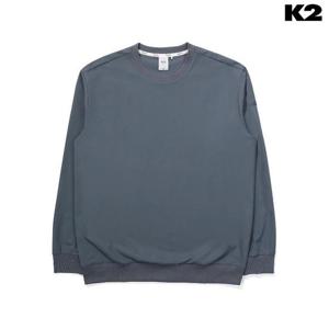 [케이투 (행사)]남성 그래픽 우븐 맨투맨 (Grayish BLUE) KMU23254_GB