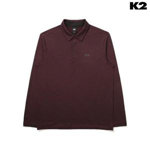 [케이투 (행사)]남성 BOOST_가을 스트라이프 폴로 티셔츠  (Wine) KMU24281_R8