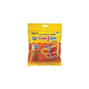 아모스 3000 탱탱아이클레이 50g 주황 박스(100개입)