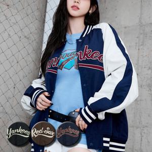 MLB 공용 나일론 블로킹 컬시브 바시티 자켓 (3AJPB0954)