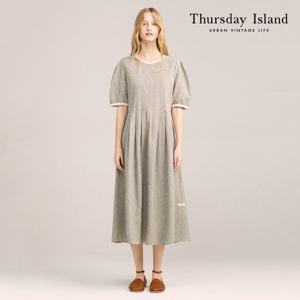 [Thursday Island] 핀턱 슬림 원피스 (T224MOP314W)