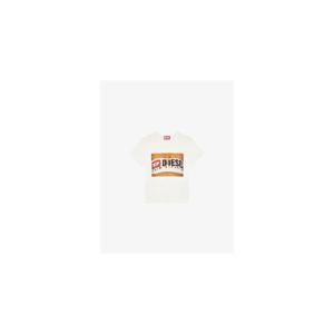 디젤 UNCUTIE 로고 프린팅 반팔 코튼 티셔츠 1842709