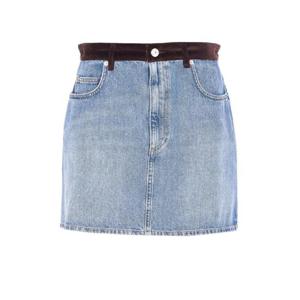 마르니   미디스커트 FW25 GOJD0457QSUSCY4400B96 6572006 Blue