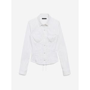 발렌시아가 긴팔 티셔츠 850782TSM19 9000WHITE