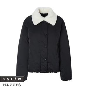 헤지스여성 HSJU5D007 페이크퍼 카라 구스 다운 푸퍼 점퍼
