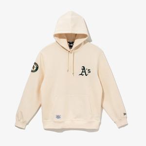 [뉴에라] MLB 오클랜드 애슬레틱스 슬리브 패치 후드티 14179205