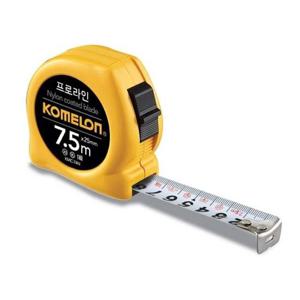 코메론 줄자 프로라인-노랑 KMC-74N 7.5M 박스(40개입)