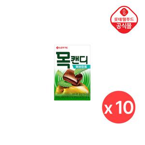 [롯데] 목캔디 허브 38g 케이스 X 10개입