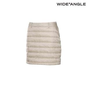 [와이드앵글]  WWW23Q13E2 CO 씬클라우드 A라인 다운 큐롯 L (Beige)