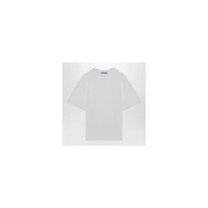 프라다 프라다 화이트 반팔 티셔츠 2260091