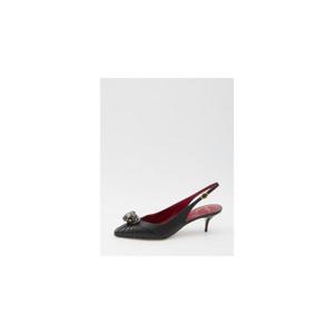 발렌티노 발렌티노 블랙 슬링백힐 2256914