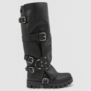 돌체앤가바나   롱 부츠 FW25 CU1288AX8728B956 6589241 Black