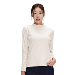 MILLET MG01 밀레 [ 이월 50%행사 ] 여성가을겨울 양면기모 반하이넥 티셔츠 소프트원단 _MVTFT822I