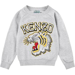 24SS 겐조 키즈 타이거 로고 맨투맨(그레이) K60323 A47