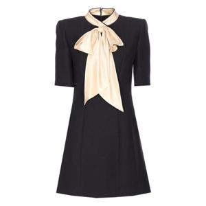 발렌티노 가라바니 미디 원피스 BVAGH61CFCFD Black