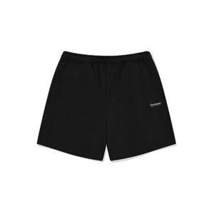 커버낫반바지 JQS CO2402SO11-BK 복서 핏 스웨트 쇼츠 블랙