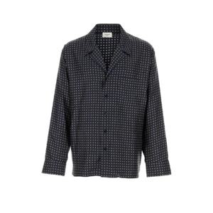 SAINT LAURENT Embroidered silk shirt 839466Y6K12 4013