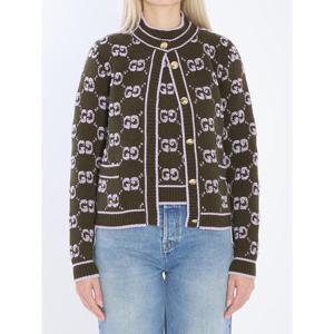 GUCCI GG jacquard boucle wool cardigan 7133003039