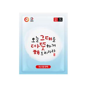 해피데이 따뜻해 파스형 핫팩 50gx10개
