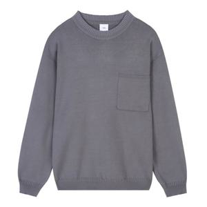 [지이크]F/W 캐주얼 원포켓 베이직 라운드 니트 PFUCX8008