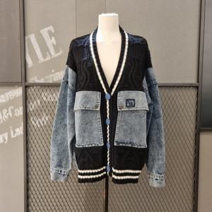 르니앤맥코이 데님배색루즈핏가디건 MM11CD0107HJY