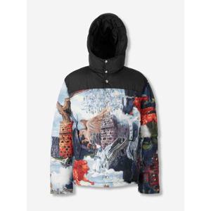 오프화이트 자켓 MED064F5F003 427DUSTY BLUE WHITE Black