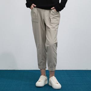 밑단밴딩 세미배기 밴딩 팬츠-BC48SL240