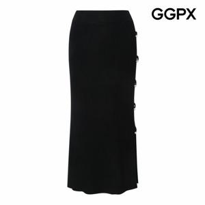 [GGPX] 골지 진주 디테일 미디 스커트 (GP9SK045F)