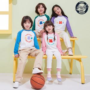 [팬콧키즈] 스탬프아이즈 배색 라글란 롱슬리브_PKTFPRL01A
