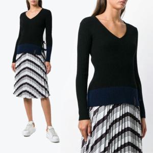 겐조 브이넥 스웨터 F862TO528824 FITTED V-NECK SWEATER