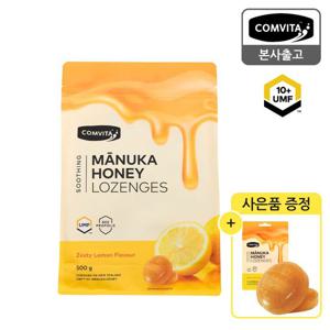 콤비타 마누카꿀 꿀캔디 로젠지 레몬 500g+로젠지 레몬12입