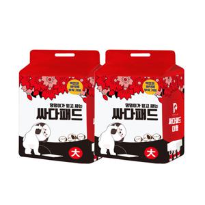 싸다패드 대형 40매x2팩(80매) 논슬립 미끄럼 방지 애견 패드